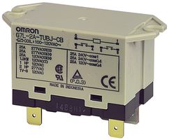 Omron Electronic Components G7L-1A-Tub-J-Cb-Ac100/120 Relay, Spst-No, 277Vac, 25A