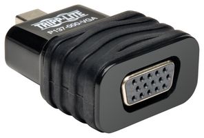 DVI TO VGA AUDIO/VIDEO ADAPTER MINI DISP; MINI DISPLAY PORT 1.2-VGA ADAPTER, BLACK; Audio Video Connector A DisplayPort Plug; Audio Video Connector B DVI Receptacle; Product Range -
