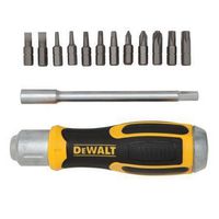 Multi-Bit Ratcheting Screwdriver with 12 Bits