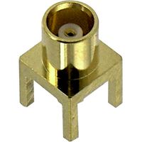 Amphenol Rf 908-22106 Rf/coaxial, Mmcx Jack, Straight, 50 Ohm, Though Hole