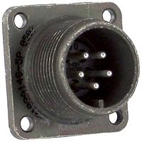 Amphenol Industrial Ms3102A14S-5P Circular Connector, Receptacle, Size 14S, 5 Position, Box