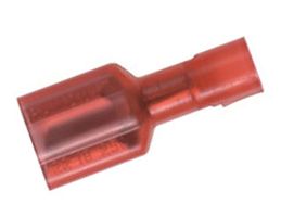 Panduit Dnf18-110Fib-C Female Disconnect, 2.8Mm, 18Awg, Red