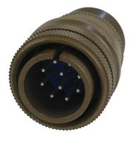 Amphenol Industrial 97-3106A-18-1P. Circular Connector Plug Size 18, 10 Position, Cable