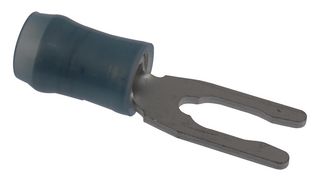 Amp - Te Connectivity 52420-1 Terminal, Spade/fork, #6, Crimp, Blue