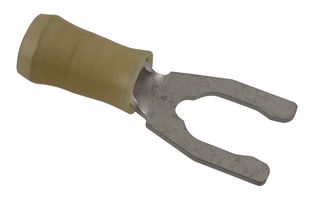 Amp - Te Connectivity 52433-1 Terminal, Spade/fork, 1/4In Crimp Yellow