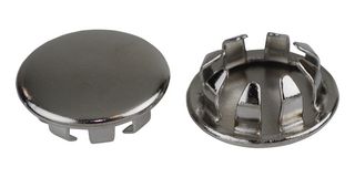 SNAP BUTTON HOLE PLUG, STEEL, 0.5IN