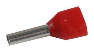 Weidmuller 9037440000 Terminal, Wire Ferrule, 18Awg, Red