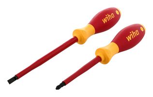 Wiha 33580 Screwdriver Set, Insulated, 2Pc