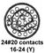 CINCH CONNECTIVITY SOLUTIONS BACC45FT16-24P7